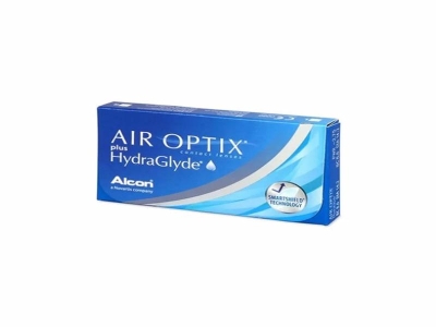  Месечни лещи AIR OPTIX HYDRA GLYDE с диоптър -1.00