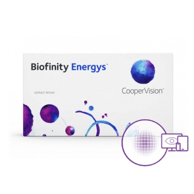 Месечни лещи за дигитални устройства BIOFINITY ENERGYS с диоптър -5.50